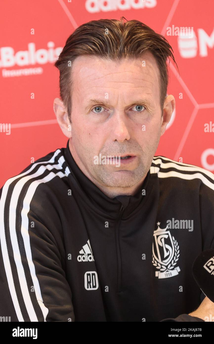 Ronny Deila, entraîneur en chef de Standard photographié lors de la