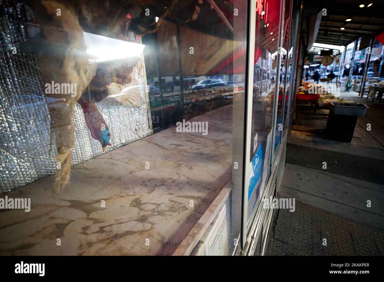 Plusieurs magasins appartenant à des immigrants le long du marché italien historique de South Philadelphia, PA, États-Unis sont restés fermés sur 16 février 2017 pour protester contre la présidence Trump. (Photo de Bastiaan Slabbers/NurPhoto) *** Veuillez utiliser le crédit du champ de crédit *** Banque D'Images