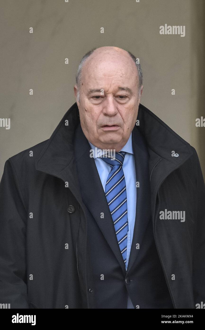 Jean-Michel Baylet à Paris, France, sur 24 février 2017. (Photo de Julien Mattia/NurPhoto) *** Veuillez utiliser le crédit du champ de crédit *** Banque D'Images