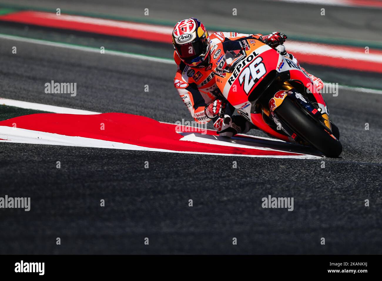 26 Dani Pedrosa d'Espagne de Repsol Honda Team (Honda) pendant le Grand Prix Monter Energie Catalogne, au circuit de Barcelone-Catalunya sur 10 juin de 2017. (Photo de Xavier Bonilla/NurPhoto) *** Veuillez utiliser le crédit du champ de crédit *** Banque D'Images