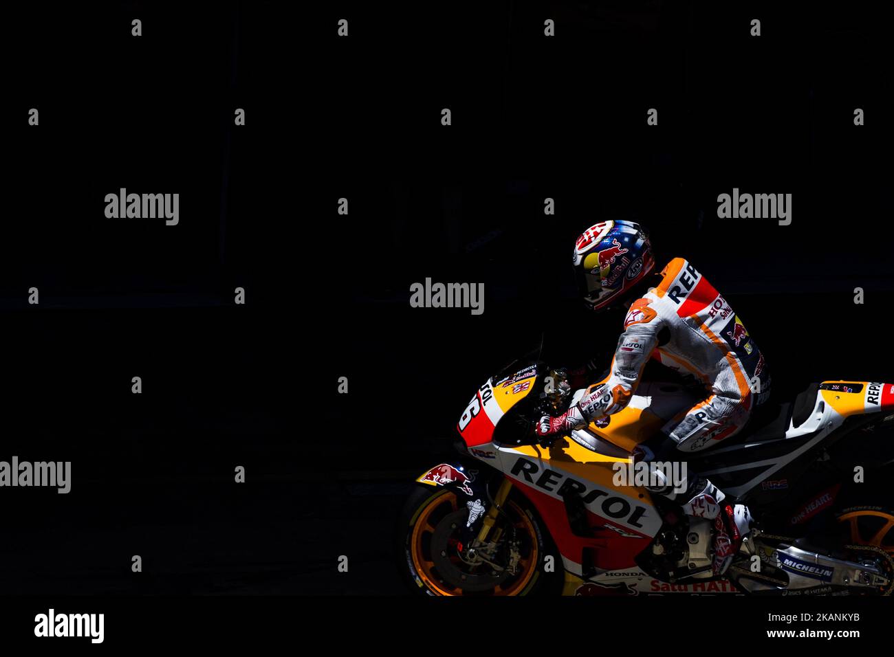26 Dani Pedrosa d'Espagne de Repsol Honda Team (Honda) pendant le Grand Prix Monter Energie Catalogne, au circuit de Barcelone-Catalunya sur 10 juin de 2017. (Photo de Xavier Bonilla/NurPhoto) *** Veuillez utiliser le crédit du champ de crédit *** Banque D'Images