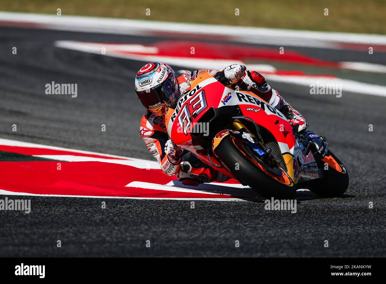 93 Marc Marquez de l'Espagne de Repsol Honda Team (Honda) pendant le Grand Prix Monter Energy Catalonia, au circuit de Barcelone-Catalunya sur 10 juin de 2017. (Photo de Xavier Bonilla/NurPhoto) *** Veuillez utiliser le crédit du champ de crédit *** Banque D'Images