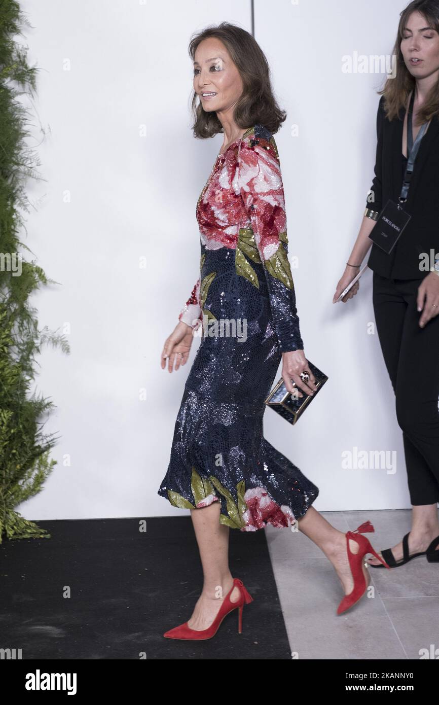 Isabel Preysler assiste à l'inauguration d'un nouveau magasin PORCELANOSA à Madrid. Espagne 14 juin 2017 (photo d'Oscar Gonzalez/NurPhoto) *** Veuillez utiliser le crédit du champ de crédit *** Banque D'Images