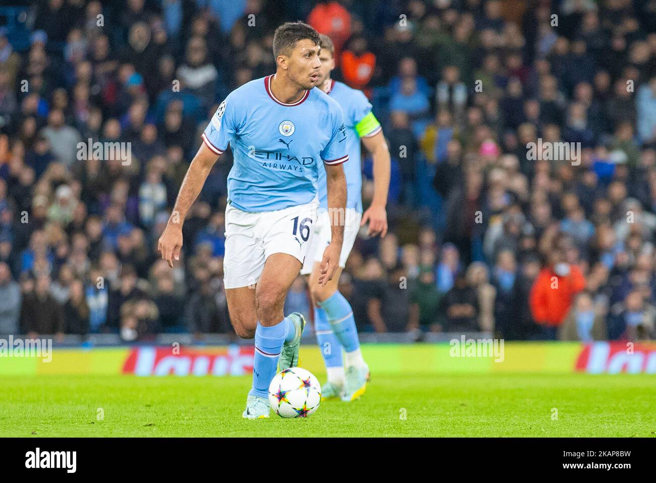 Manchester, Royaume-Uni. 2nd novembre 2022. Rod(16) de Manchester City lors du match de l'UEFA Champions League Group G entre Manchester City et le Sevilla FC au Etihad Stadium, Manchester, le mercredi 2nd novembre 2022. (Crédit : Mike Morese | MI News) crédit : MI News & Sport /Alay Live News Banque D'Images