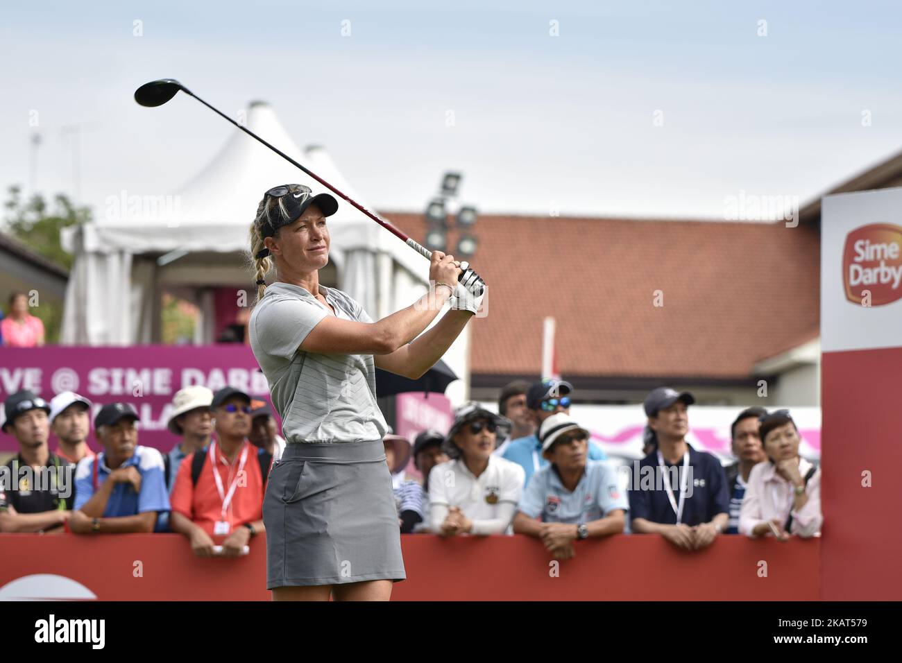 Suzann Pettersen de Norvège pendant la troisième journée de la Sime Darby LPGA Malaysia à TPC Kuala Lumpur sur 28 octobre 2017 en Malaisie. (Photo de Chris Jung/NurPhoto) Banque D'Images