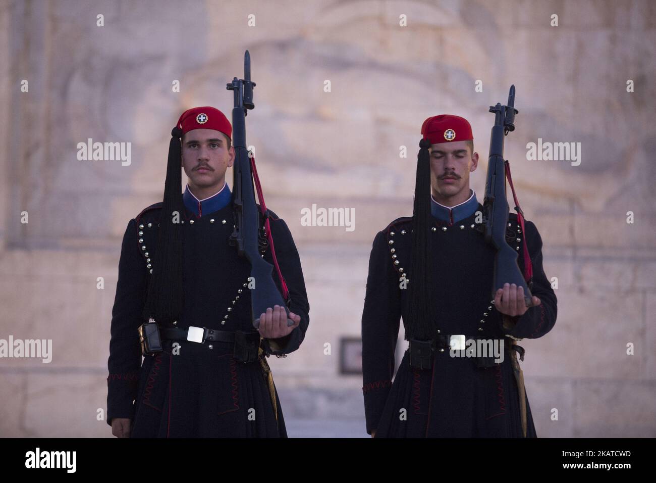 Images du Parlement grec qui était autrefois l'ancien Palais Royal