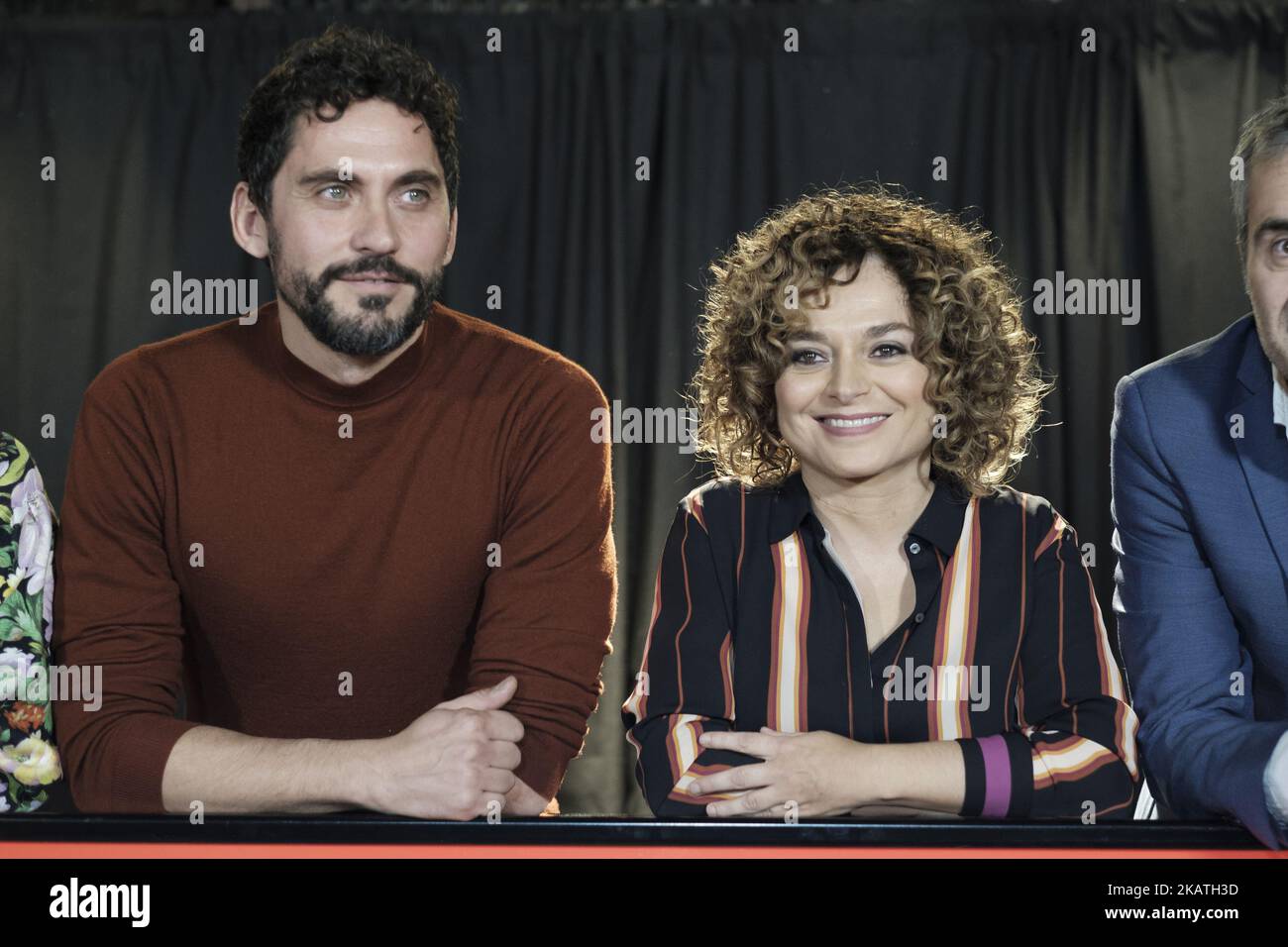 Anna Rodriguez Costa et Paco Leon (photo d'Oscar Gonzalez/NurPhoto) Banque D'Images