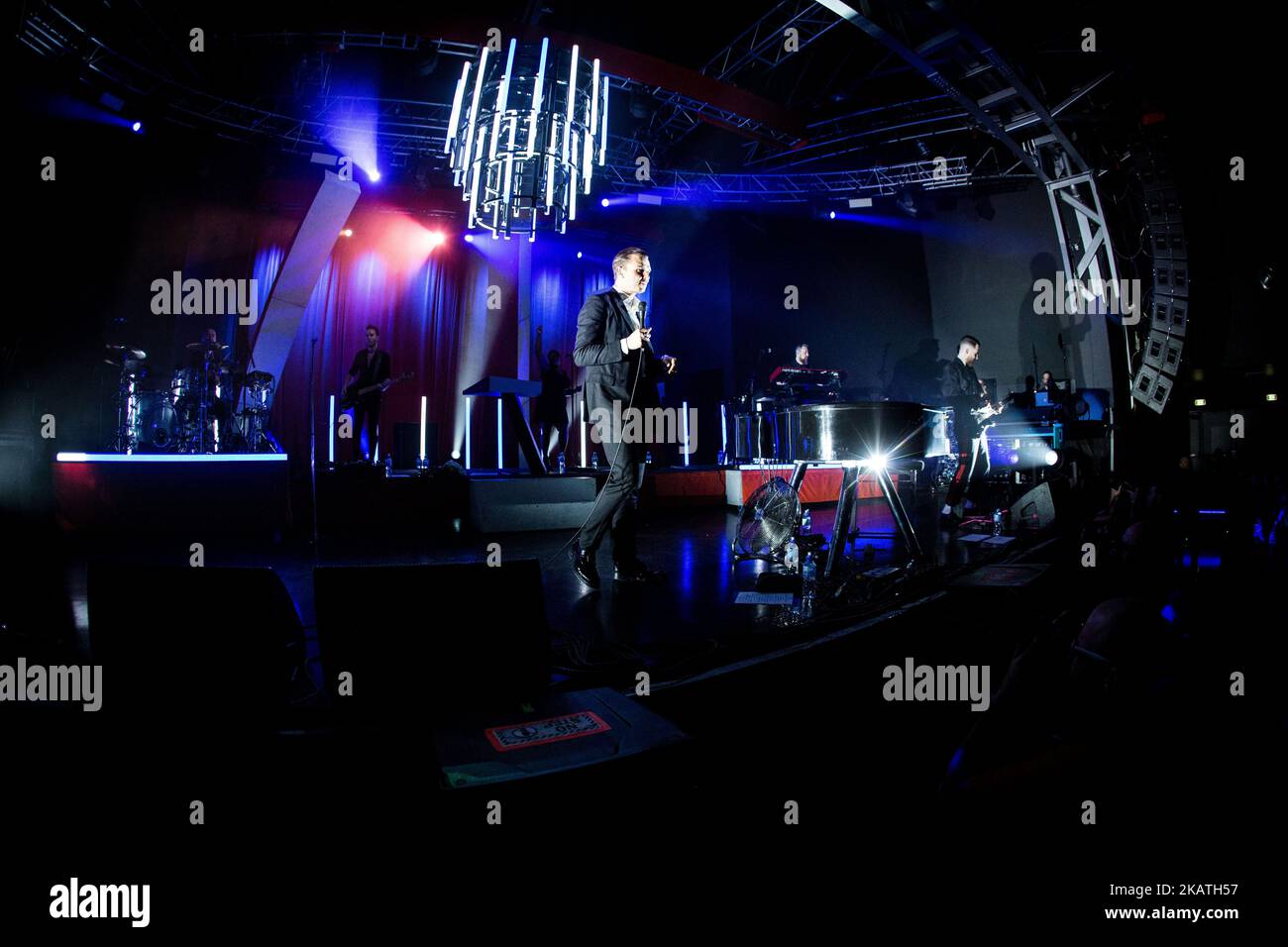 Le duo de pop synth anglais fait mal à la fabrique en direct à Milan, en Italie, sur 28 novembre 2017. (Photo de Roberto Finizio/NurPhoto) Banque D'Images