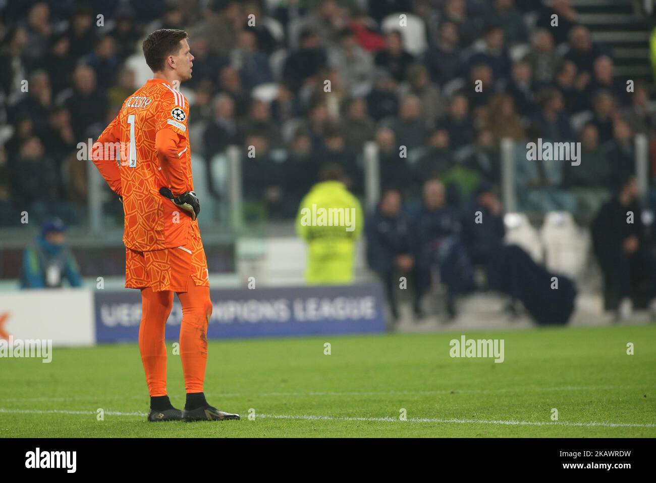 Stade Allianz, Turin, Italie, 02 novembre 2022, Wojciech Szczesny (Juventus FC), gardien de but pendant le Juventus FC vs Paris Saint-Germain FC - UEFA CH Banque D'Images