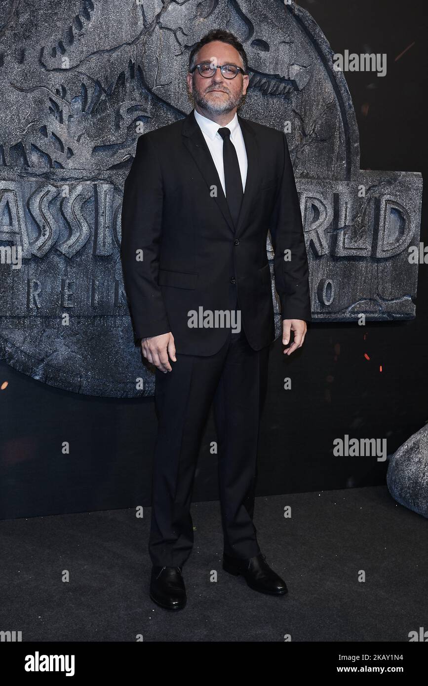 Colin Trevochrow assiste à la première "Jurassic World: Fallen Kingdom" au Centre Wizink de Madrid sur 21 mai 2018 (photo de Gabriel Maseda/NurPhoto) Banque D'Images