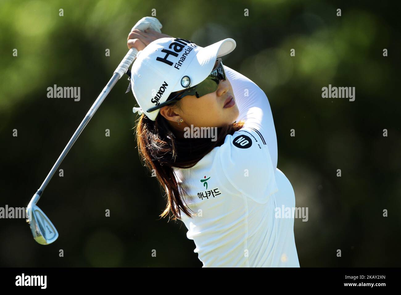 Minjee Lee, d'Australie, est en 16th lors du deuxième tour du championnat Volvik de la LPGA au country club de Travis Pointe à Ann Arbor, MI sur 25 mai 2018. (Photo de Jorge Lemus/NurPhoto) Banque D'Images