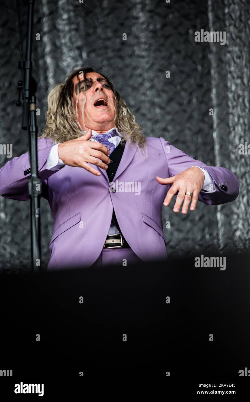 Maynard James Keenan d'Un cercle parfait, en direct au Pinkpop Festival 2018 à Landgraaf, pays-Bas, le 16 juin 2018. (Photo de Roberto Finizio/NurPhoto) Banque D'Images