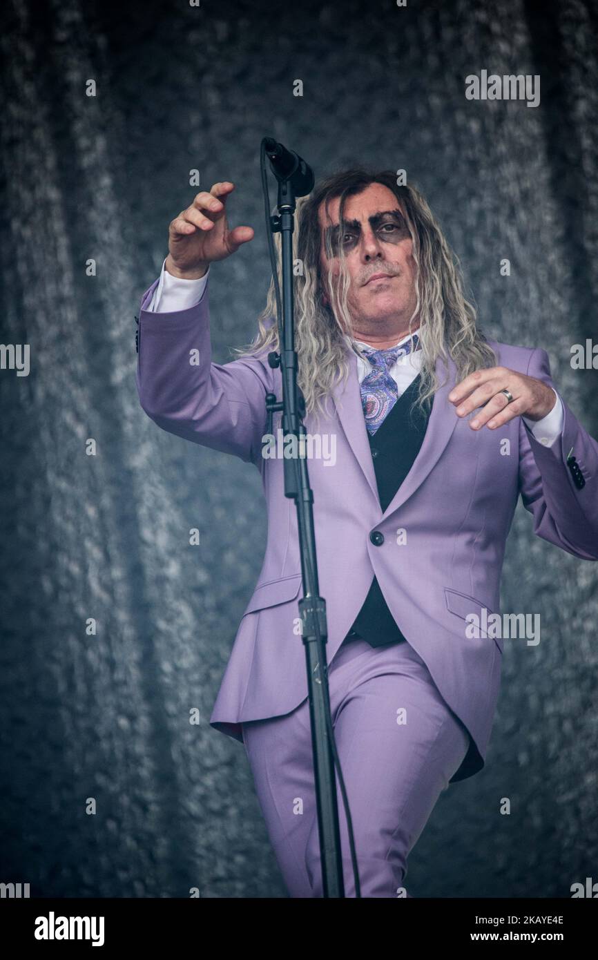 Maynard James Keenan d'Un cercle parfait, en direct au Pinkpop Festival 2018 à Landgraaf, pays-Bas, le 16 juin 2018. (Photo de Roberto Finizio/NurPhoto) Banque D'Images