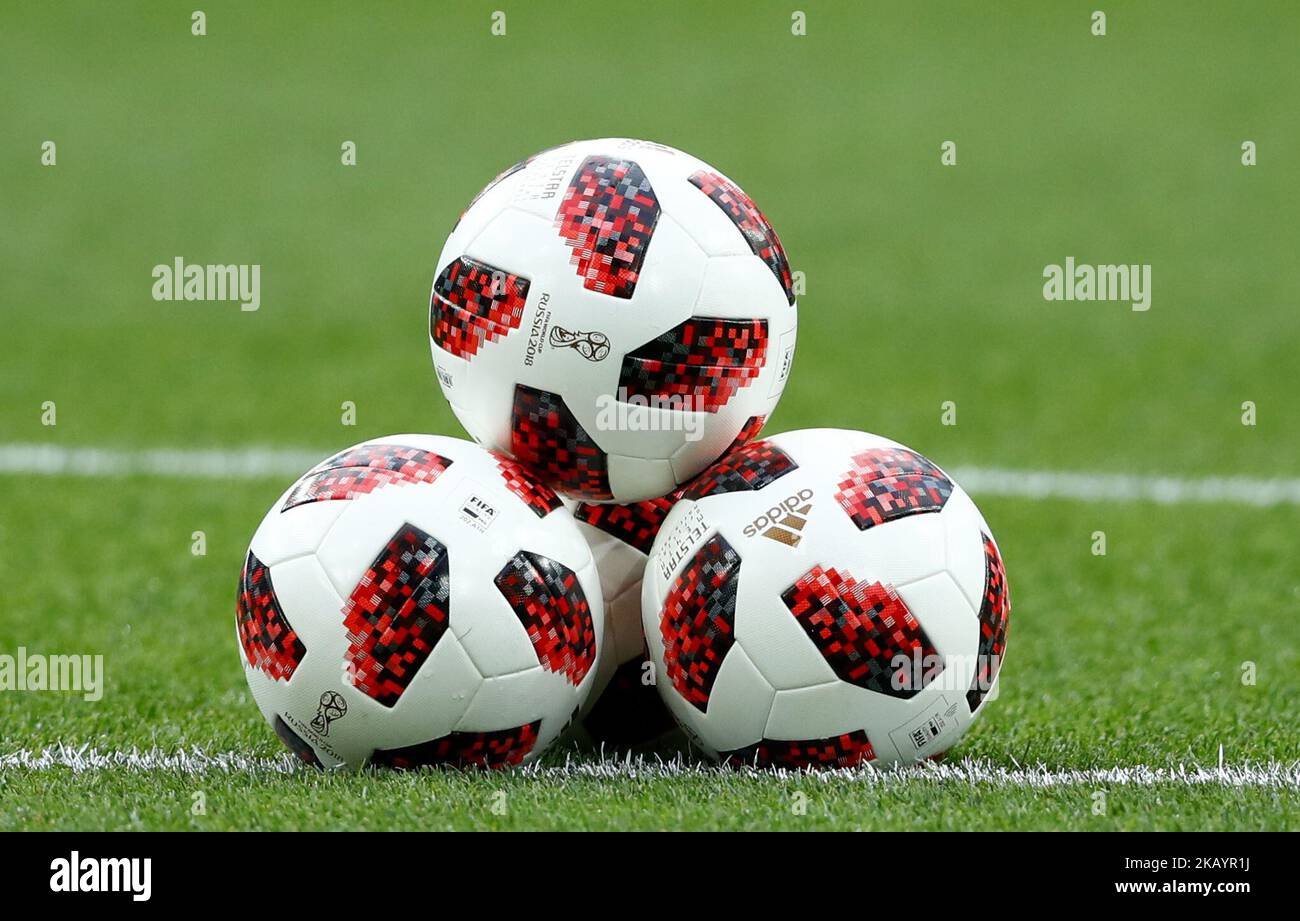 Tour de 16 Angleterre / Colombie - coupe du monde de la FIFA Russie 2018 les balles officielles telestar au stade Spartak à Moscou, Russie sur 3 juillet 2018. (Photo de Matteo Ciambelli/NurPhoto) Banque D'Images