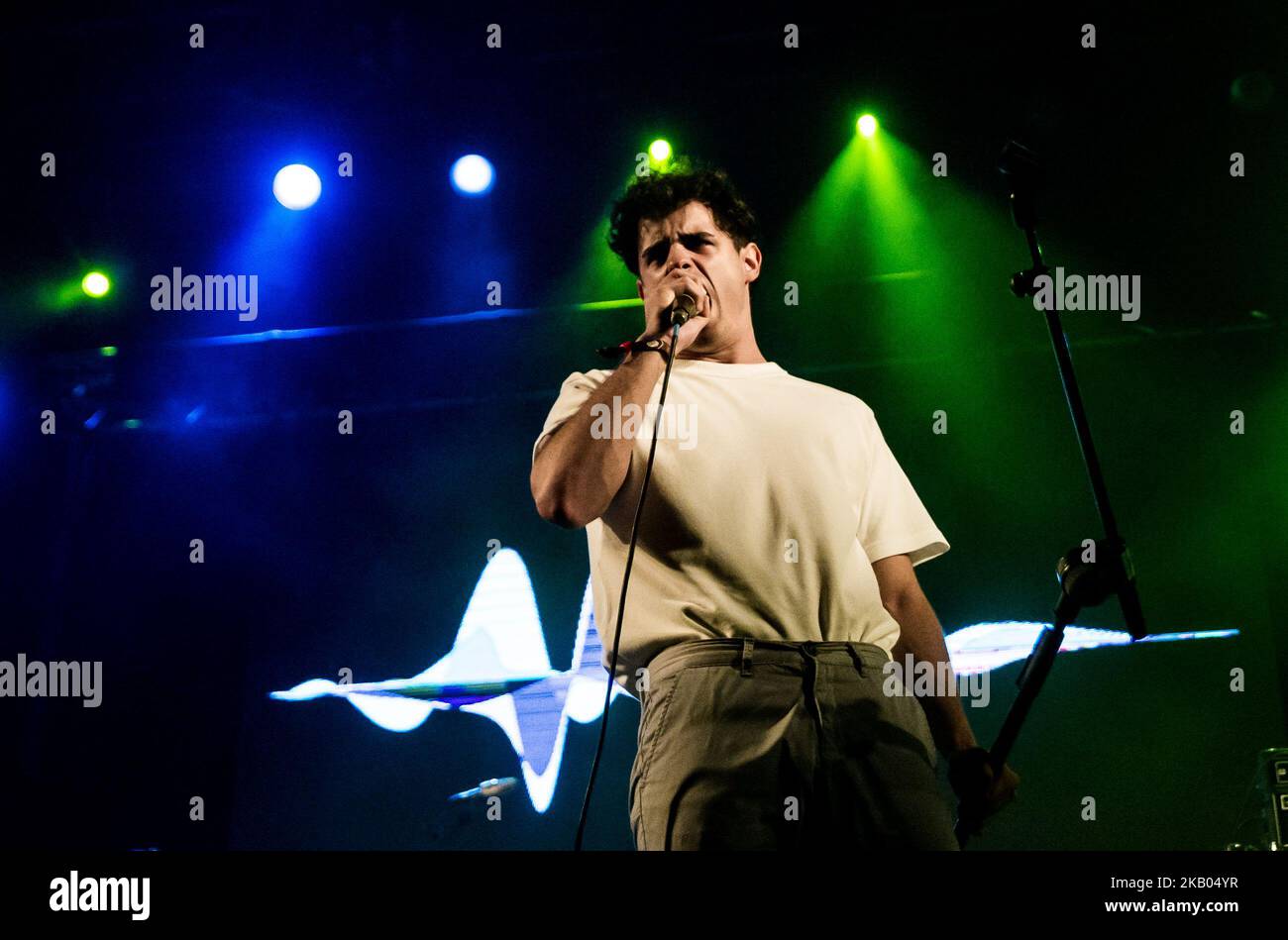 Diego Ibanez du groupe espagnol Carolina Durante se produit sur scène au Festival international de Benicassim 2018 sur 19 juillet 2018 à Benicassim, en Espagne. (Photo de Maria Jose Segovia/NurPhoto) Banque D'Images