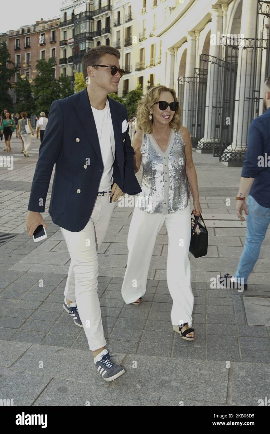 Ana Rodriguez Mosquera participe à la photocall du concert Gregory porter au Théâtre royal de 23 juillet 2018 à Madrid, en Espagne. (Photo par Oscar Gonzalez/NurPhoto) Banque D'Images