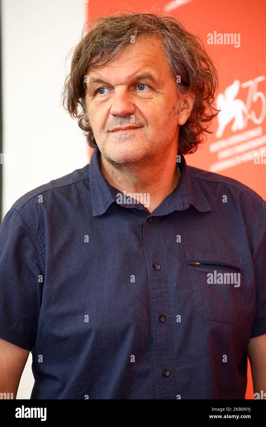 Emir Kusturica participe à la photo « El Pepe, A Supreme Life (El Pepe, una Vida Suprema) » lors du Festival du film de Venise 75th sur 3 septembre 2018 à Venise, en Italie. (Photo de Matteo Chinellato/NurPhoto) Banque D'Images