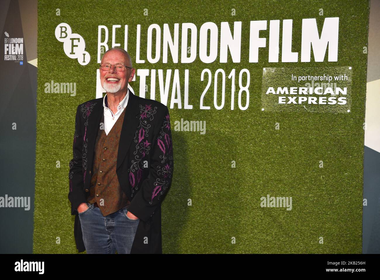 Bob Harris assiste à la première européenne « Wild Rose » et au gala du festival du film BFI 62nd sur 15 octobre 2018 à Londres, en Angleterre. (Photo par Alberto Pezzali/NurPhoto) Banque D'Images