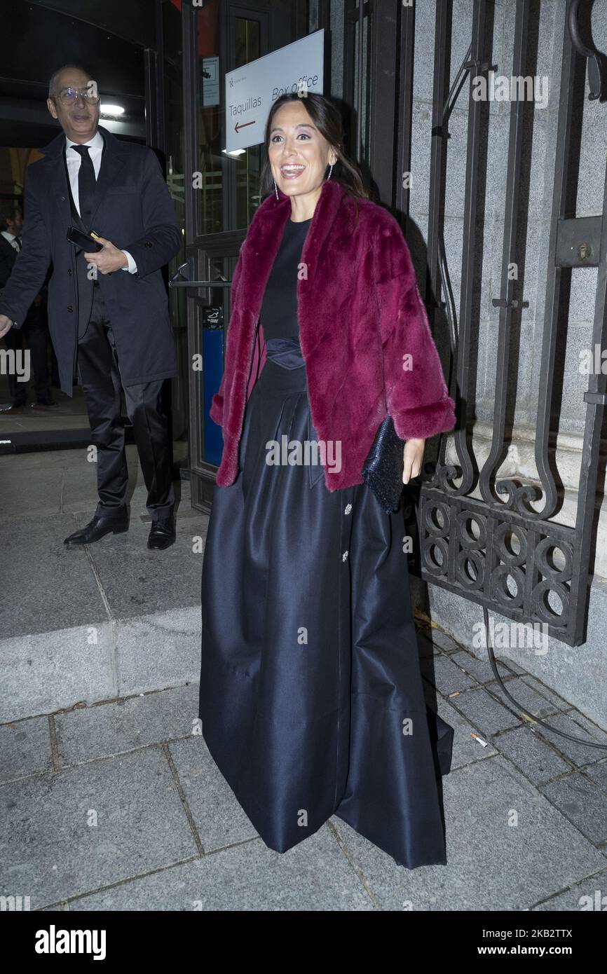 Tamara Falcó Preysler assiste à la première du ballet El Cascanueces au Teatro Real de Madrid. n Madrid. Espagne. 6 novembre 2018 (photo par Oscar Gonzalez/NurPhoto) Banque D'Images