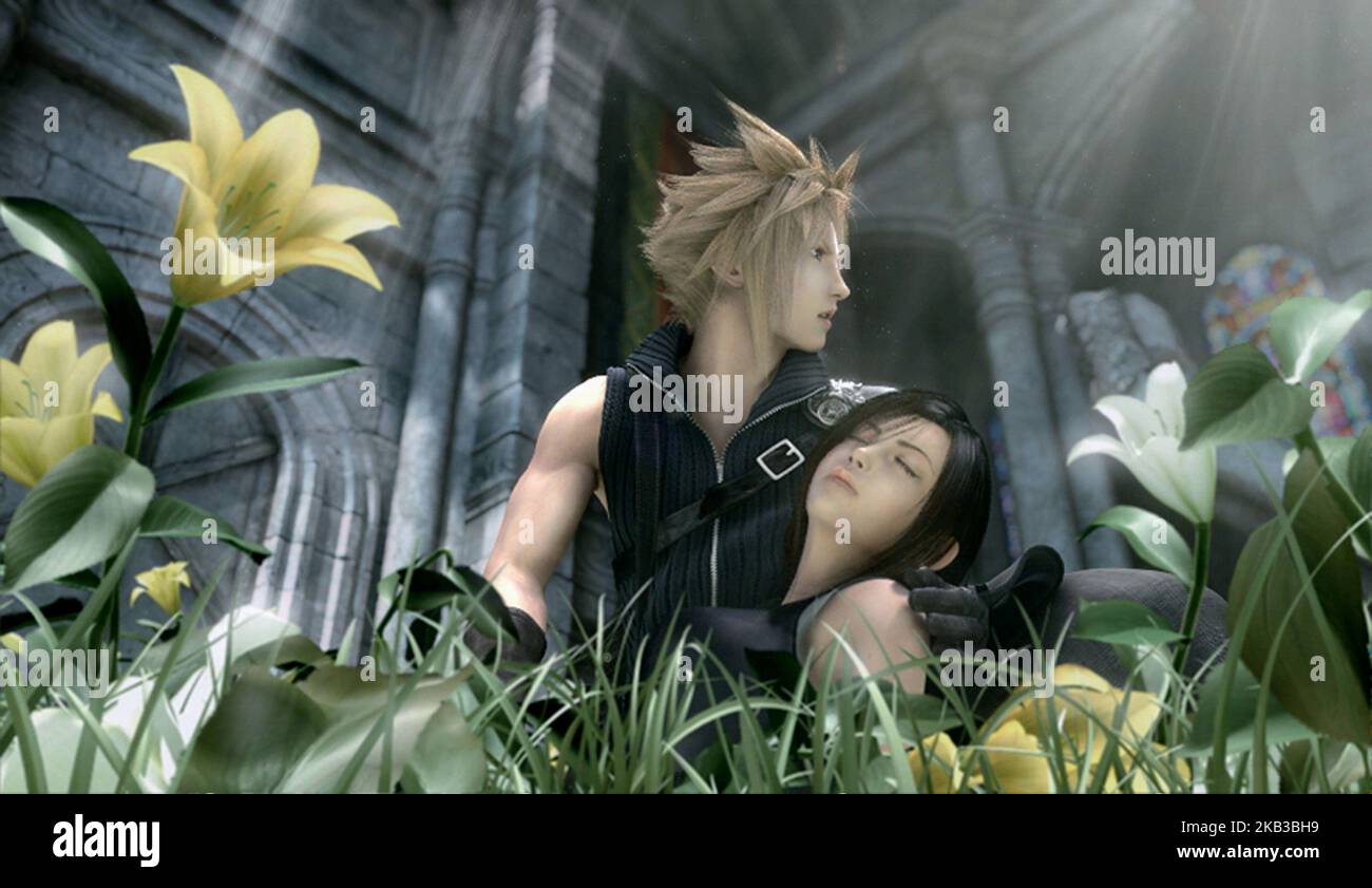 FINAL FANTASY VII: LES ENFANTS DE L'AVENT, CONFLIT DE NUAGES, TIFA LOCKHEART, 2004 Banque D'Images