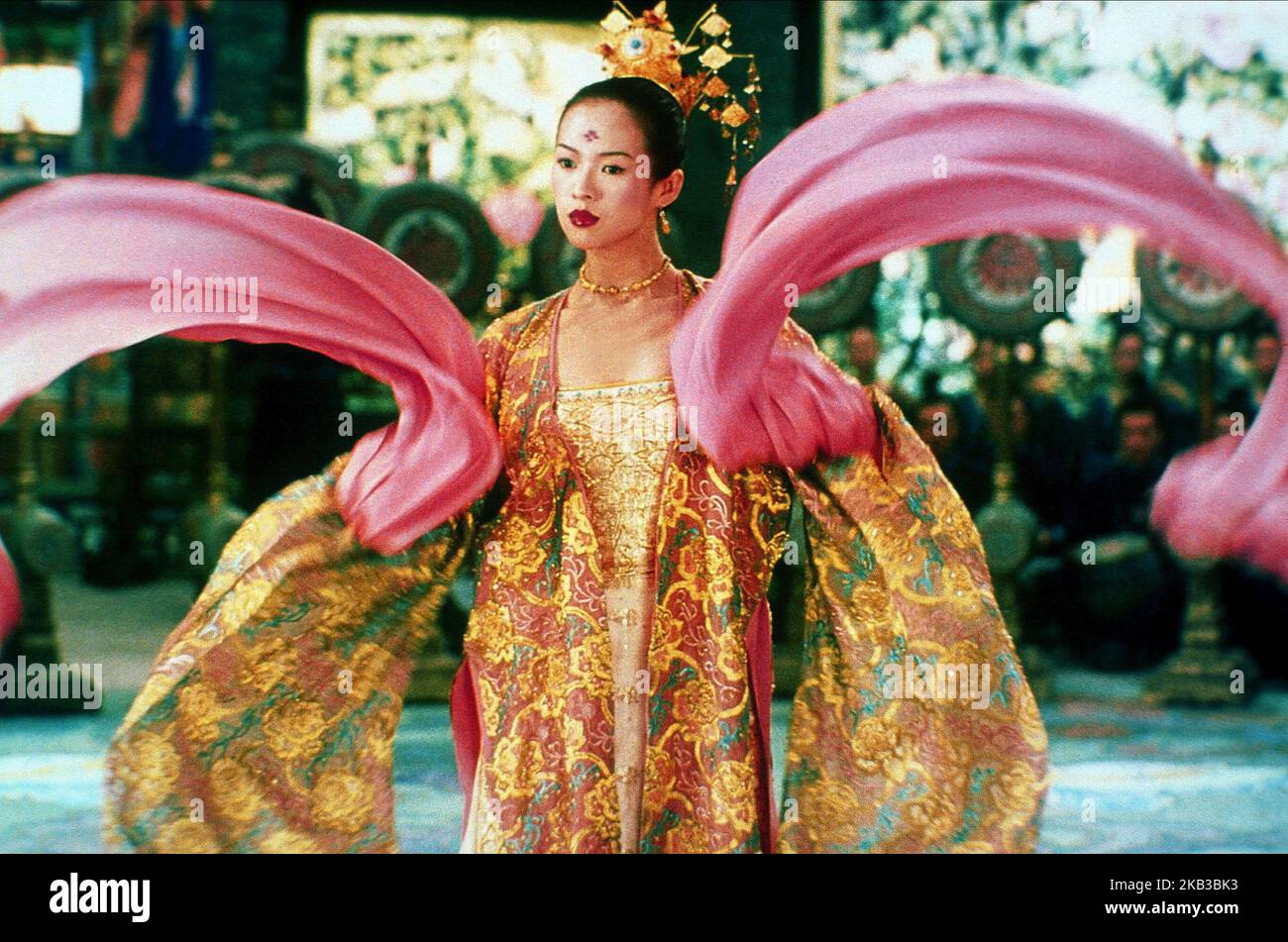 HOUSE OF FLYING DAGGERS, Zhang Ziyi, 2004 Banque D'Images