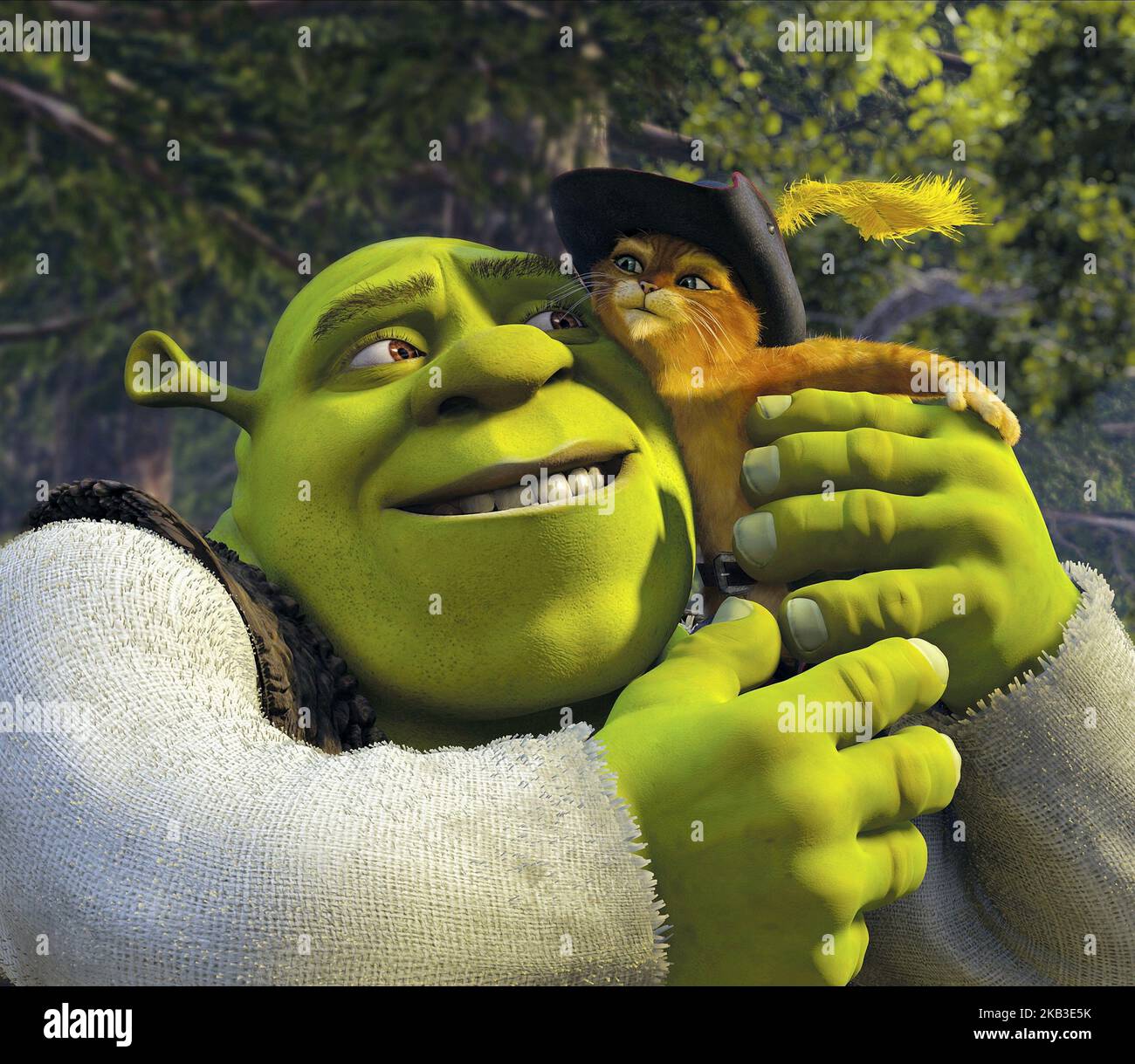 SHREK 2, SHREK, CHAT EN BOTTES, 2004 Photo Stock - Alamy