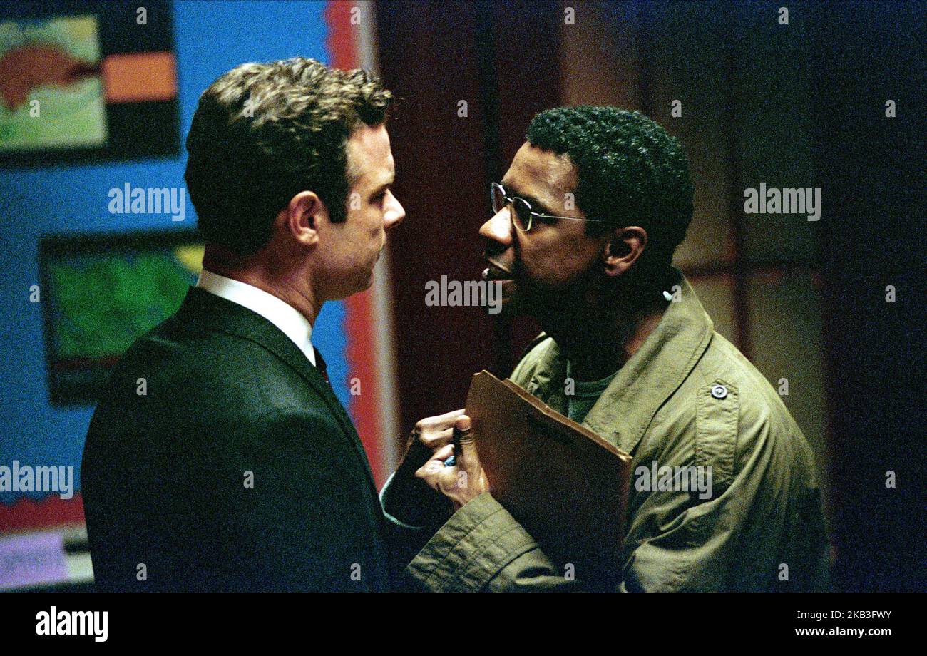 LE CANDIDAT MANCHURIEN, LIEV SCHREIBER, DENZEL WASHINGTON, 2004 Banque D'Images