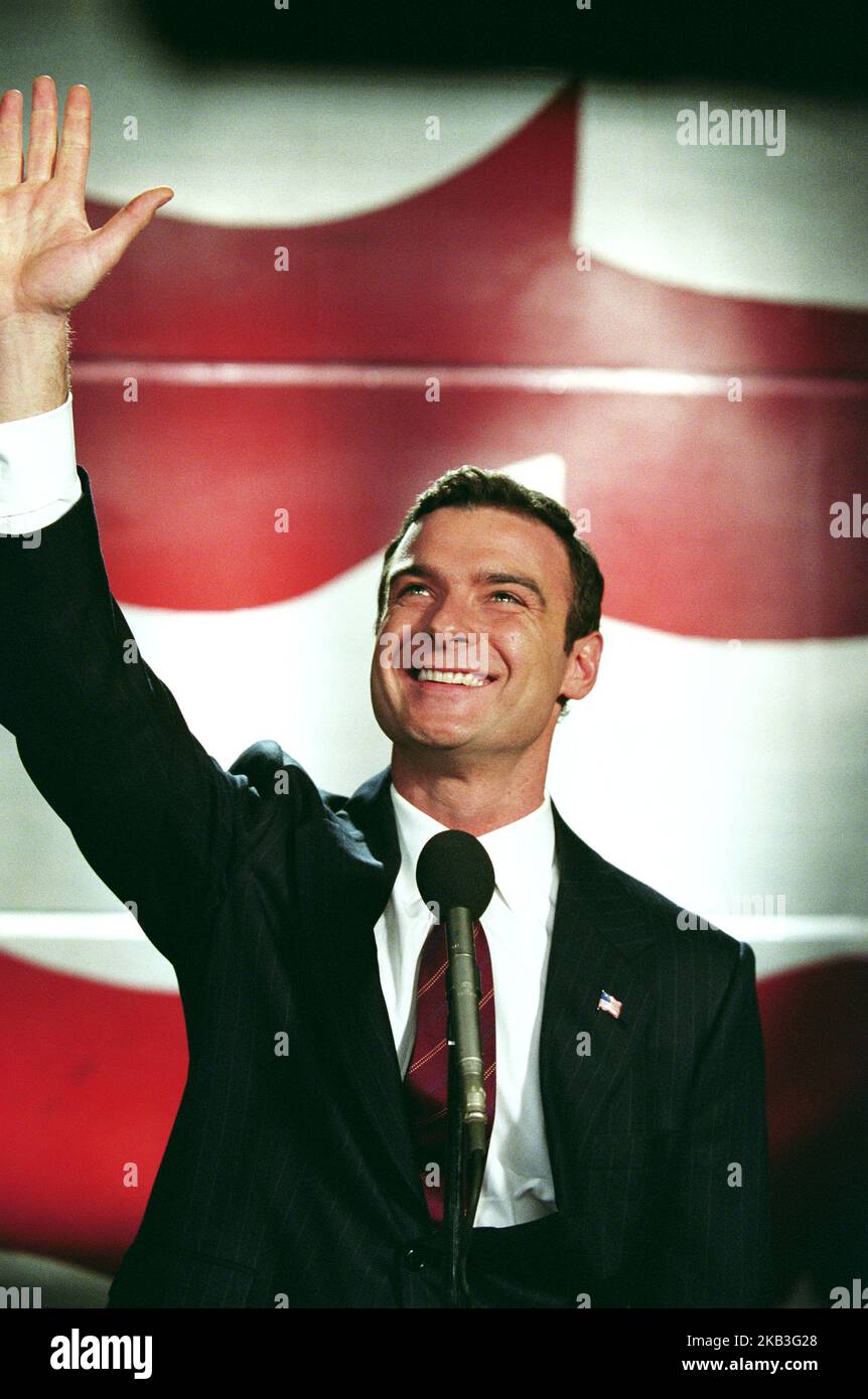 Le candidat mandchou, Liev Schreiber, 2004 Banque D'Images