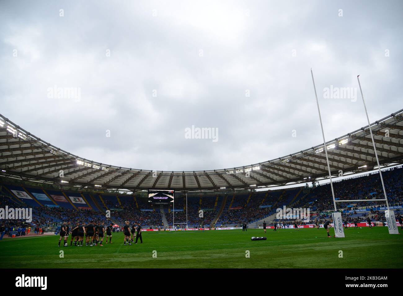 Le match international de rugby entre les All Blacks de Nouvelle-Zélande et l'Italie au Stadio Olimpico sur 24 novembre 2018 à Rome, Italie (photo de Silvia Lore/NurPhoto) Banque D'Images