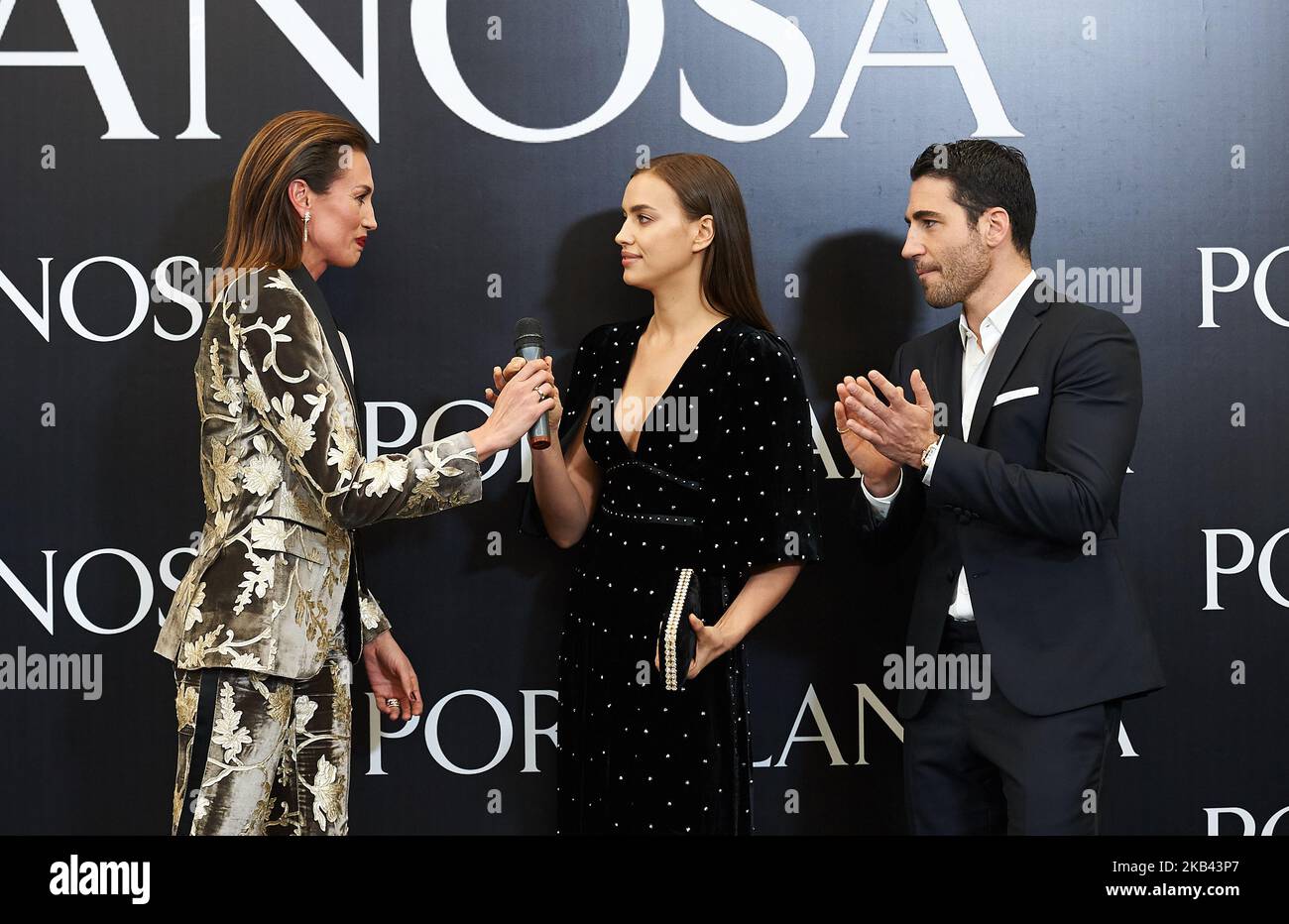 Nieves Alvarez, Irina Shayk et Miguel Angel Silvestre assistent à l
