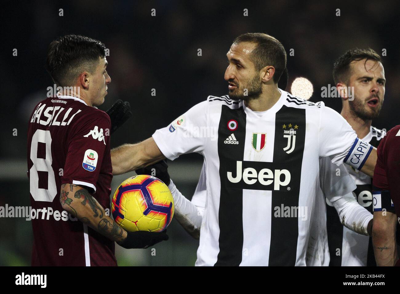 Lors de la série Un match de football n.16 TORINO - JUVENTUS le 15/12/2018 au Stadio Olimpico Grande Torino à Turin, Italie.(photo de Matteo Bottanelli/NurPhoto) Banque D'Images