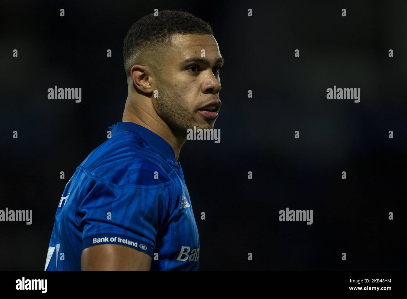 Adam Byrne de Leinster lors du match de rugby Guinness PRO14 entre Leinster Rugby et Connacht Rugby au RDS Arena de Dublin, Irlande sur 22 décembre 2018 (photo par Andrew Surma/NurPhoto) Banque D'Images