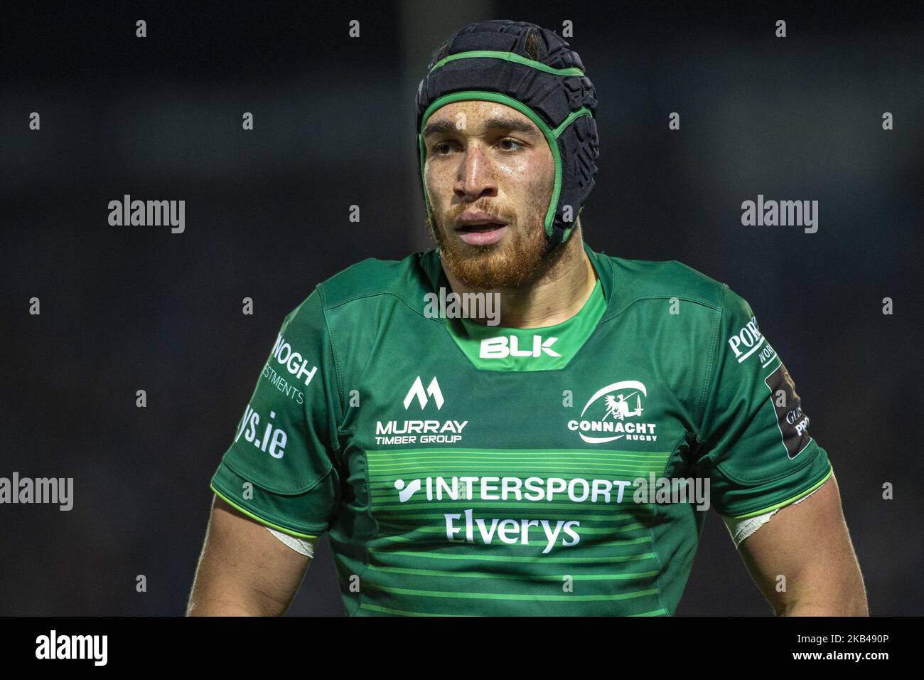 Ultan Dillane du Connacht lors du match de rugby Guinness PRO14 entre Leinster Rugby et Connacht Rugby au RDS Arena de Dublin, Irlande sur 22 décembre 2018 (photo par Andrew Surma/NurPhoto) Banque D'Images