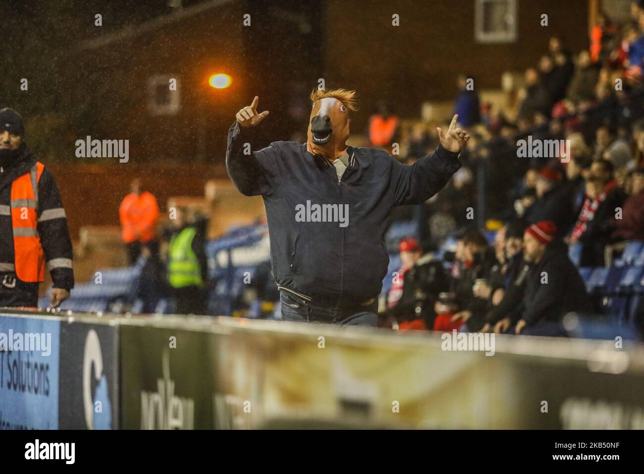 Fan de Lincoln City lors du match Sky Bet League 2 entre Bury et Lincoln City à Gigg Lane, Bury, le samedi 26th janvier 2019. (Photo de MI News & Sport Ltd/NurPhoto) Banque D'Images