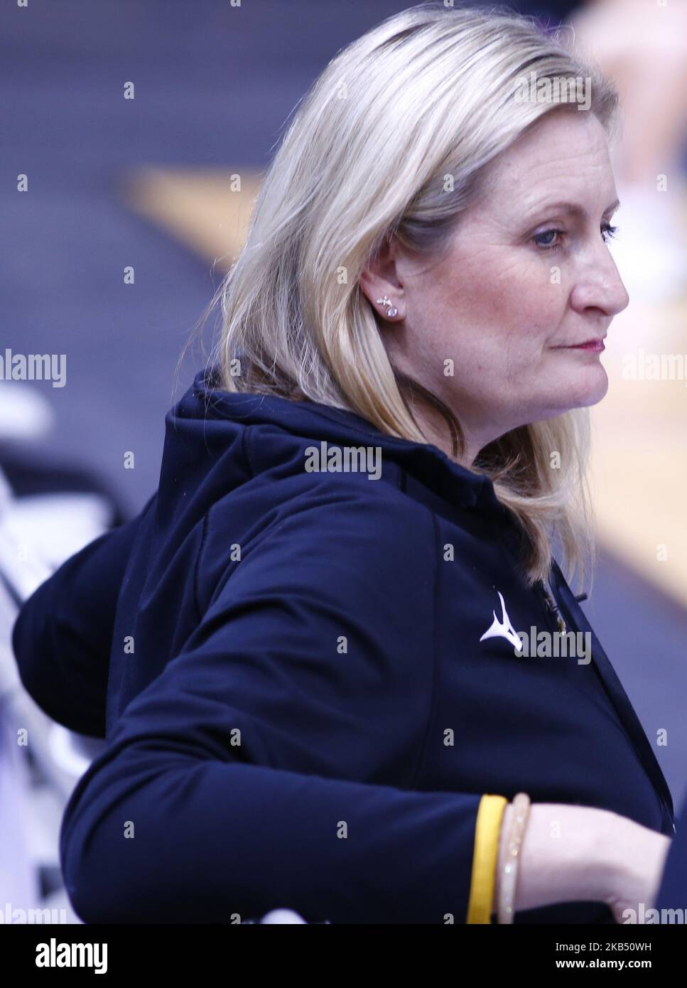 Mel Mansfield entraîneur en chef de Wasps Netball lors du match de la Super League Round 3 de Vitality Netball entre London Pulse et Wasps Netball à Copper Box Arena, Londres, Angleterre, le 26 janvier 2019. (Photo par action Foto Sport/NurPhoto) Banque D'Images