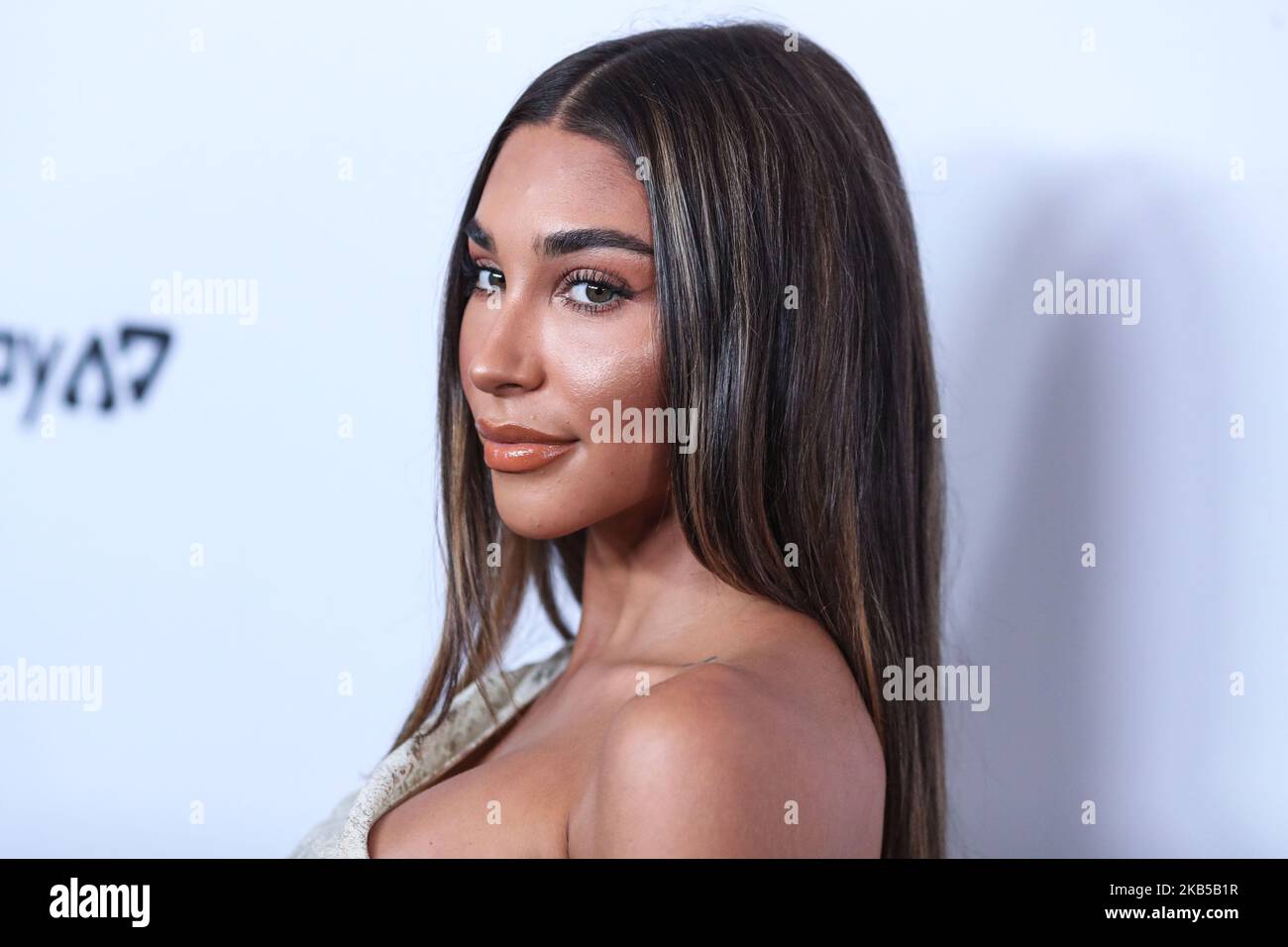 MANHATTAN, NEW YORK CITY, NEW YORK, États-Unis - SEPTEMBRE 05 : Chantel Jeffries arrive aux Fashion Media Awards 2019 du Daily Front Row, qui se tiennent à la Rainbow Room, au Rockefeller Center, sur 5 septembre 2019, à Manhattan, New York, États-Unis. (Photo par Xavier Collin/image Press Agency/NurPhoto) Banque D'Images