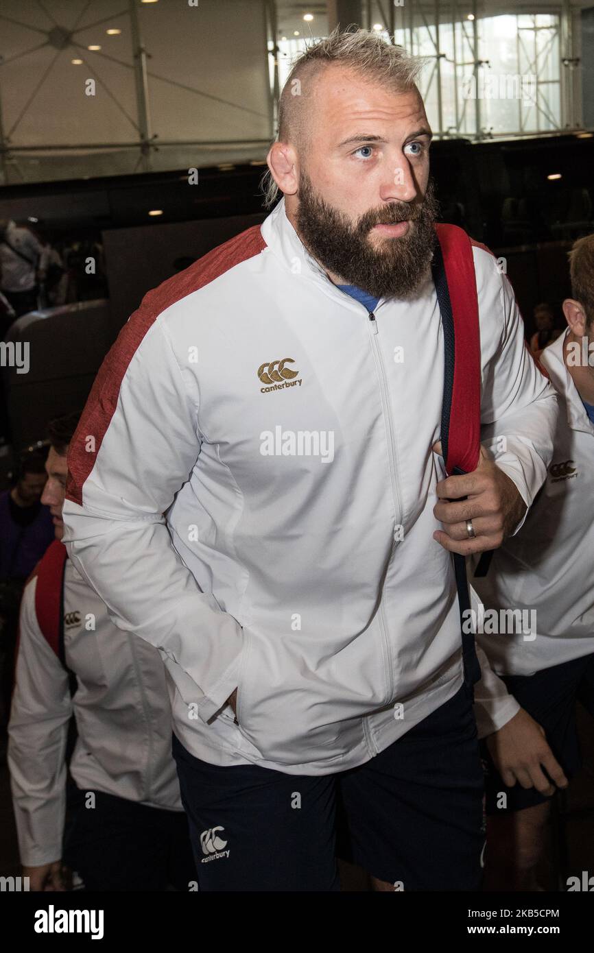 Joe Marler, d'Angleterre, arrive au parc St. James's avant le match international d'automne de Quilter entre l'Angleterre et l'Italie au parc St. James's, à Newcastle, le vendredi 6th septembre 2019. (Photo de Chris Lishman/MI News/NurPhoto) Banque D'Images
