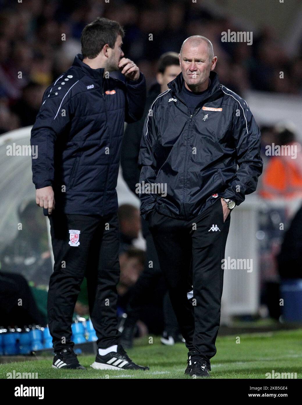 Alan Dowson, directeur de Woking, lors du match de la Vanarama National League entre Hartlepool United et Woking à Victoria Park, Hartlepool, le samedi 7th septembre 2019. (Photo de Mark Fletcher/MI News/NurPhoto) Banque D'Images