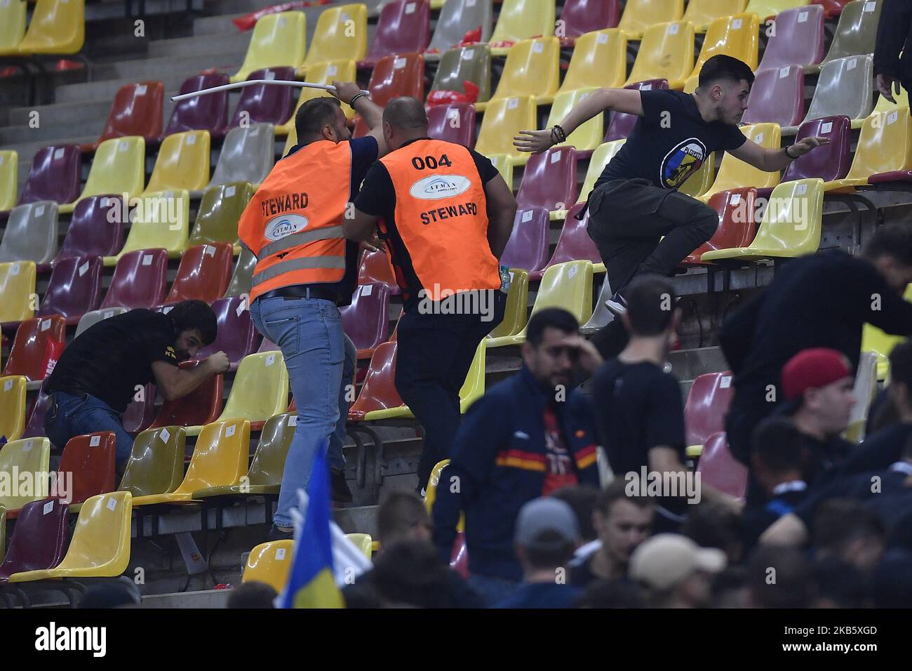 Au cours de l'UEFA EURO 2020 groupe F qualifications match de football Roumanie contre Espagne à l'Arena Nationala sur 05 septembre 2019 à Bucarest, Roumanie. (Photo par Alex Nicodim/NurPhoto) Banque D'Images