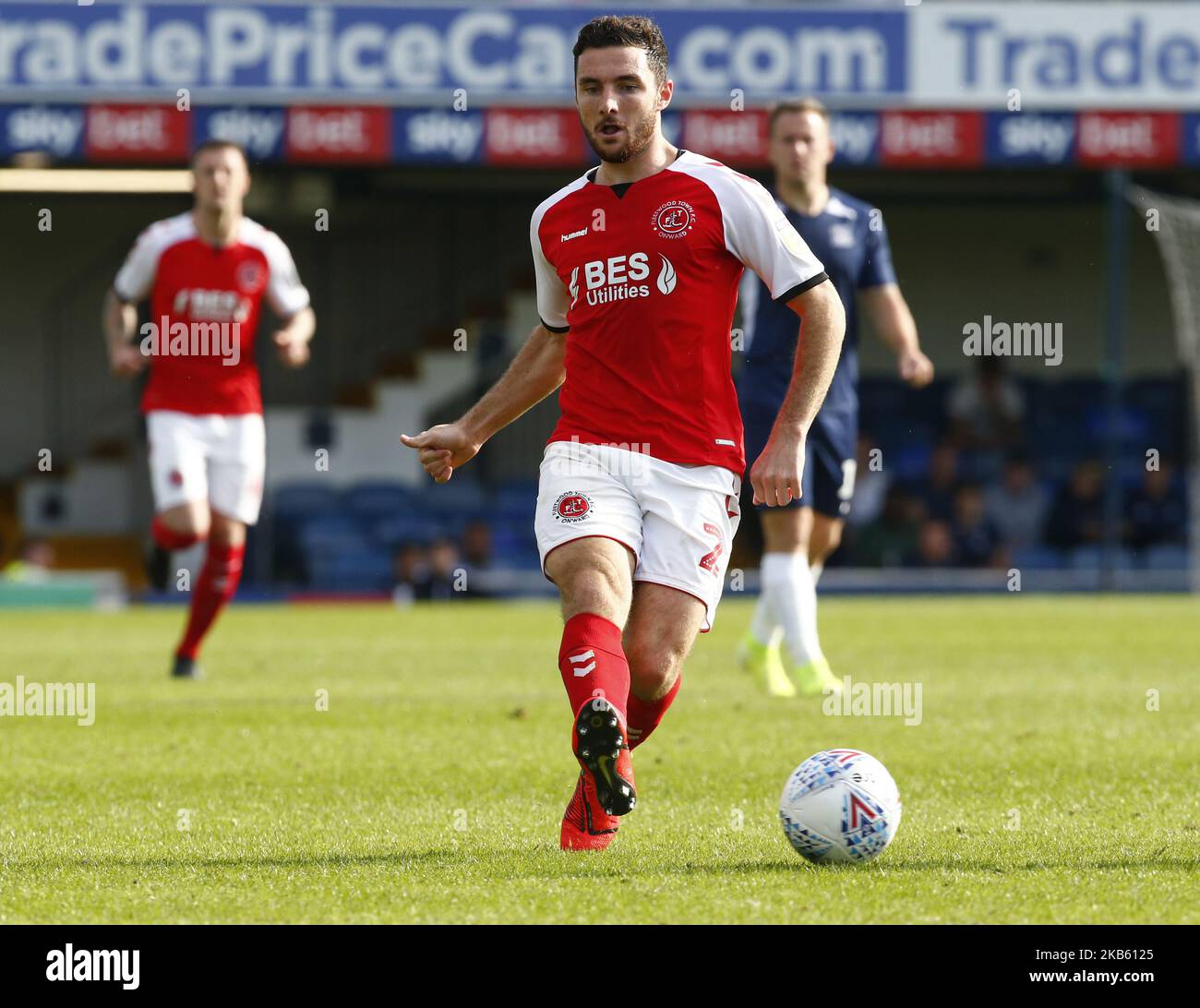 Lewie Coyle de Fleetwood Town pendant l'anglais Sky Bet League One entre Southend United et Fleetwood Town au Roots Hall Stadium , Southend, Angleterre le 14 septembre 2019 (photo par action Foto Sport/NurPhoto) Banque D'Images