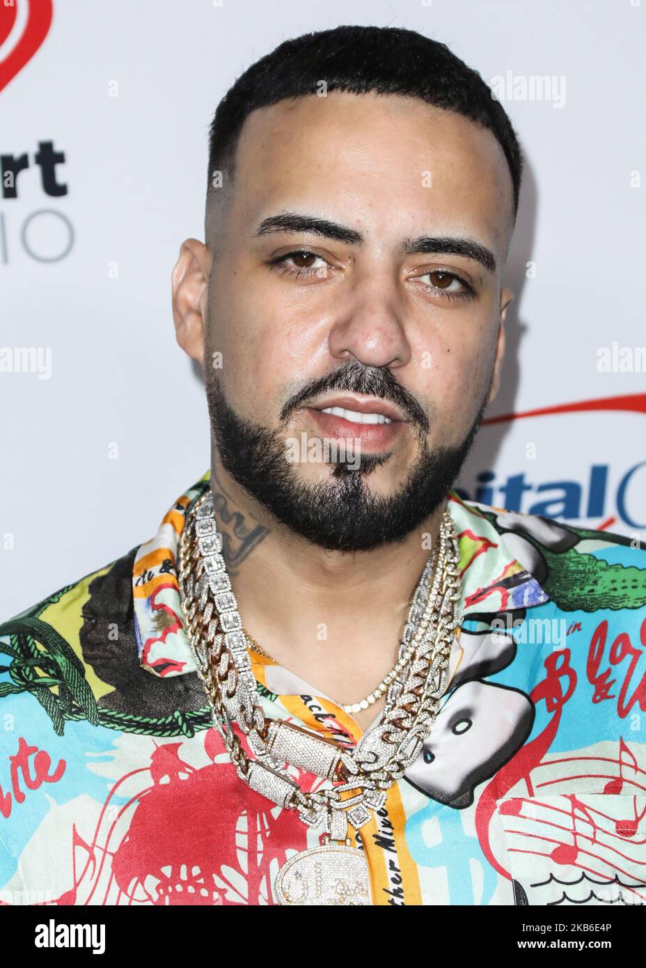 LAS VEGAS, NEVADA, États-Unis - SEPTEMBRE 20 : le Montana français arrive au festival de musique iHeartRadio 2019 - nuit 1 qui se tient à l'aréna T-Mobile sur 20 septembre 2019 à Las Vegas, Nevada, États-Unis. (Photo de David Acosta/image Press Agency/NurPhoto) Banque D'Images