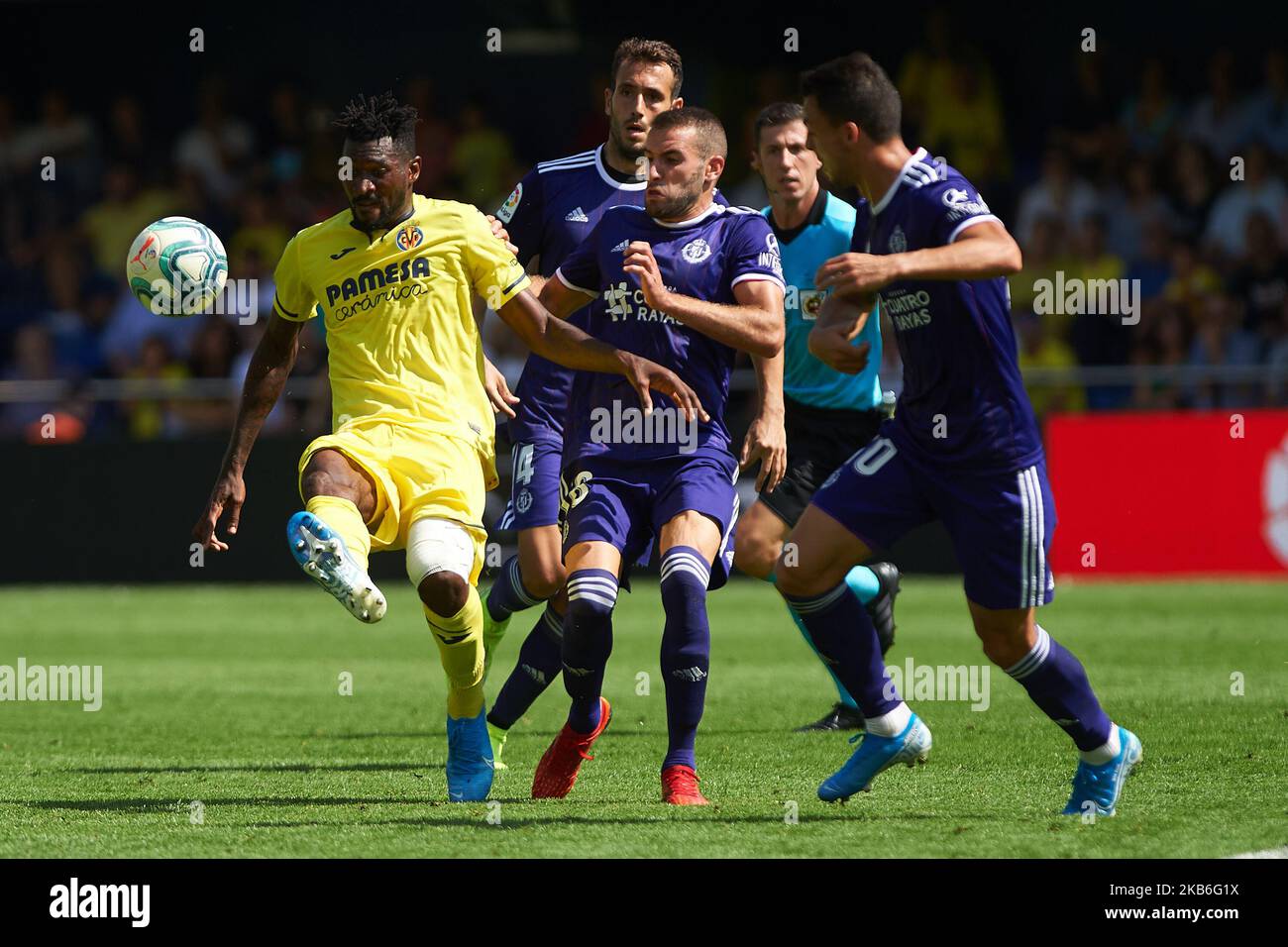 Andre Frank Zambo Anguissa de Villarreal pendant le match de la Liga Santander entre Villarreal et Valladolid à l'Estadio de la Ceramica, sur 21 septembre à Vila-Real, Espagne (photo de Maria José Segovia/NurPhoto) Banque D'Images