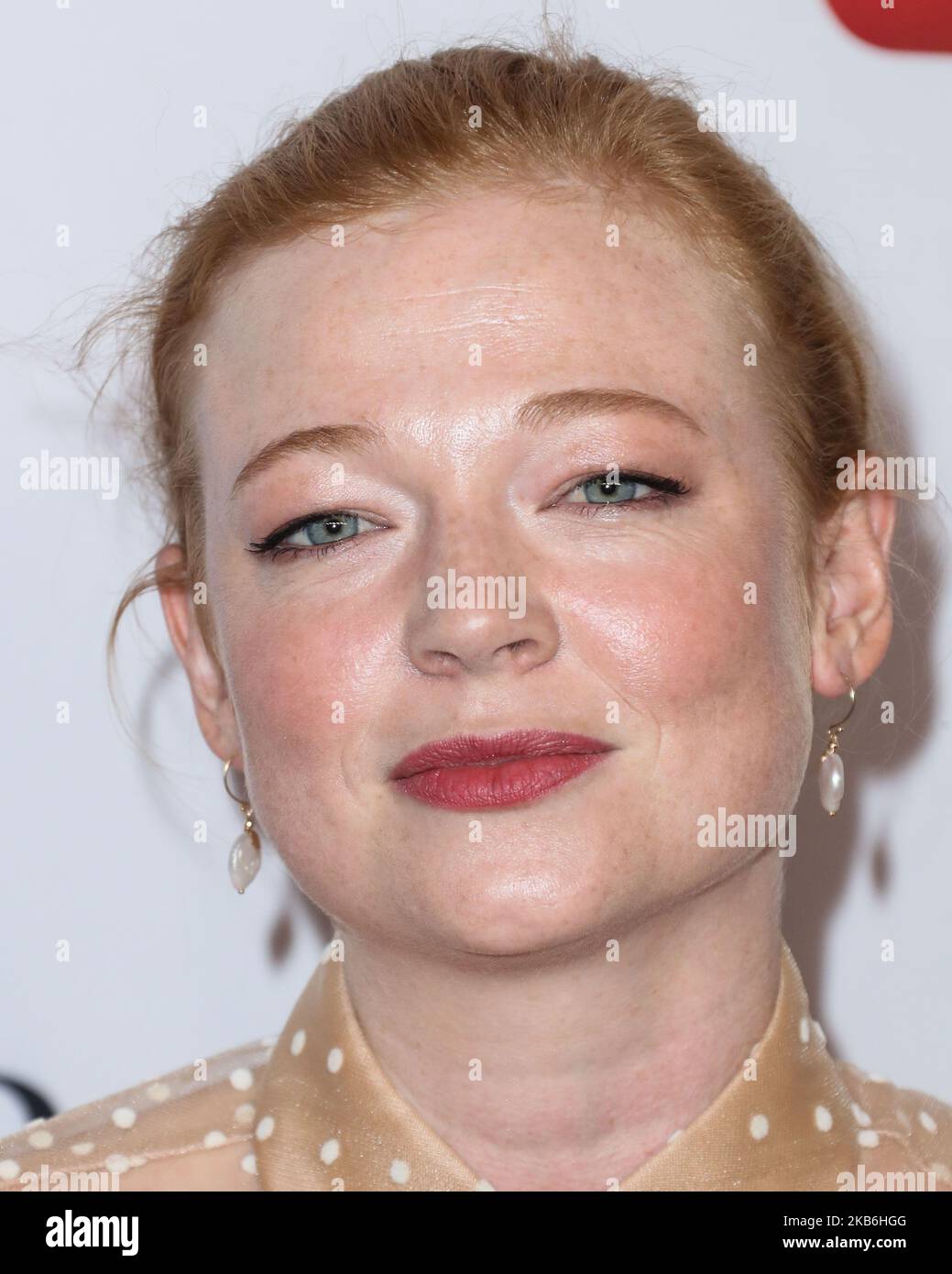 BEVERLY HILLS, LOS ANGELES, CALIFORNIE, Etats-Unis - SEPTEMBRE 21: Sarah Snook arrive au BAFTA Los Angeles + BBC America TV Tea Party 2019 qui s'est tenu à l'Hôtel Beverly Hilton sur 21 septembre 2019 à Beverly Hills, Los Angeles, Californie, Etats-Unis. (Photo par Xavier Collin/image Press Agency/NurPhoto) Banque D'Images