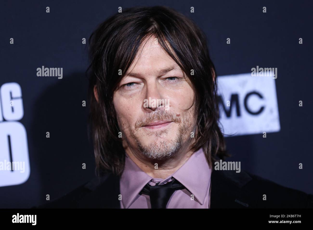 HOLLYWOOD, LOS ANGELES, CALIFORNIE, États-Unis - SEPTEMBRE 23 : Norman Reedus arrive à la projection spéciale de Los Angeles de la saison 10 « The Walking Dead » de l'AMC, qui s'est tenue au TCL Chinese Theatre IMAX on 23 septembre 2019 à Hollywood, Los Angeles, Californie, États-Unis. (Photo par Xavier Collin/image Press Agency/NurPhoto) Banque D'Images