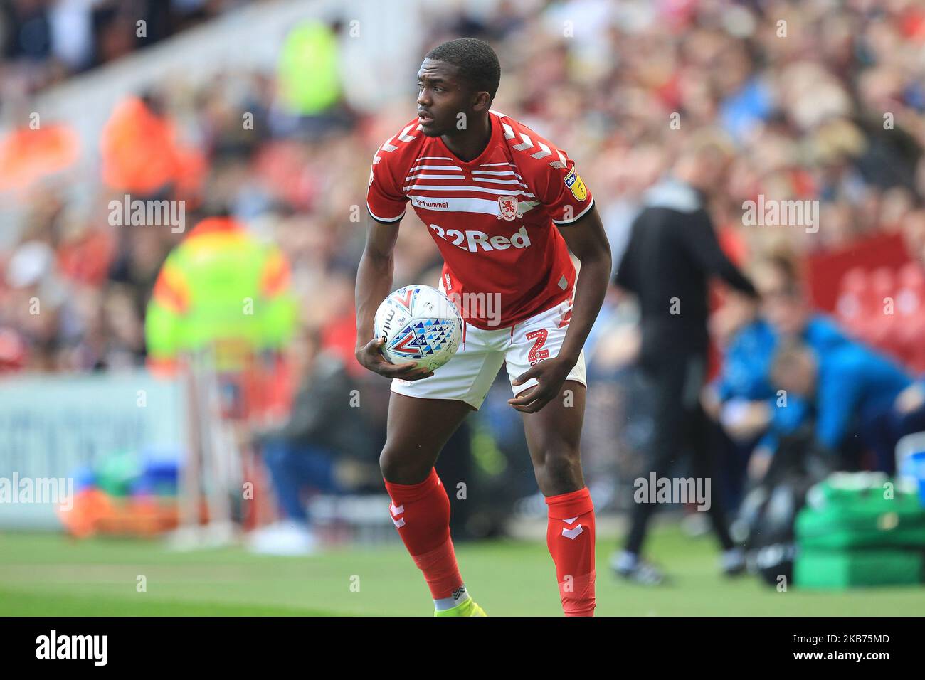 Anfernee Dijksteel de Middlesbrough lors du match de championnat Sky Bet entre Middlesbrough et Sheffield mercredi au stade Riverside, Middlesbrough, le samedi 28th septembre 2019. (Photo de Mark Fletcher/MI News/NurPhoto) Banque D'Images