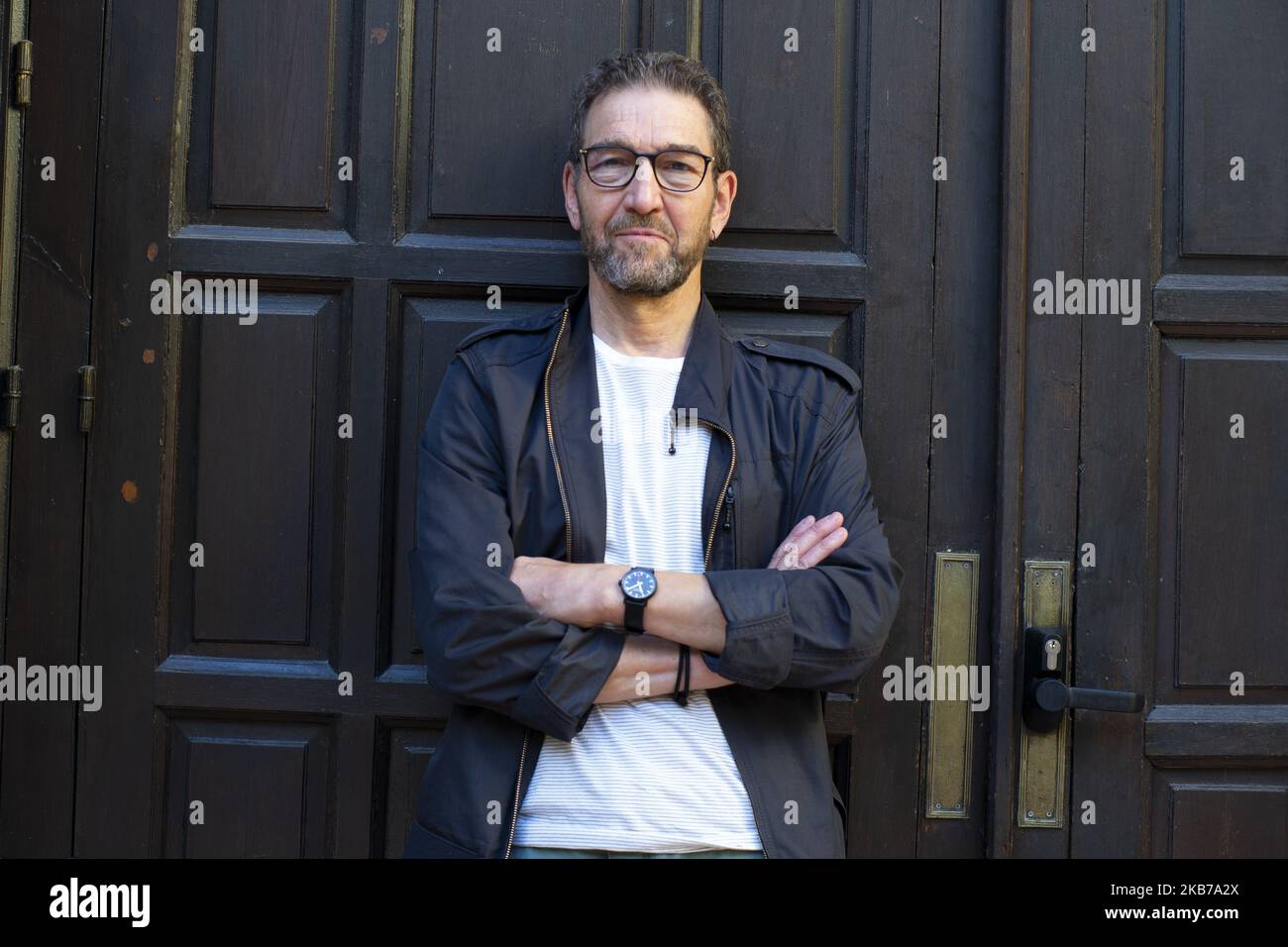 L'acteur anglais Greg Hicks pose lors de la séance de portrait à Madrid 30 septembre 2019 Espagne. (Photo par Oscar Gonzalez/NurPhoto) Banque D'Images