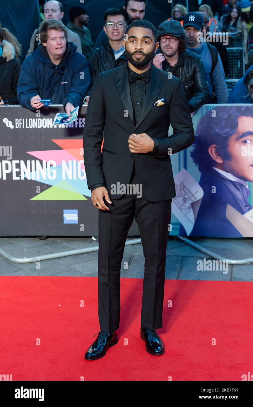 Anthony Welsh participe à la première européenne du film « The Personal History of David Copperfield » à Odeon Luxe Leicester Square lors du gala d'ouverture du BFI London film Festival 63rd le 02 octobre 2019 à Londres, en Angleterre. (Photo de Wiktor Szymanowicz/NurPhoto) Banque D'Images