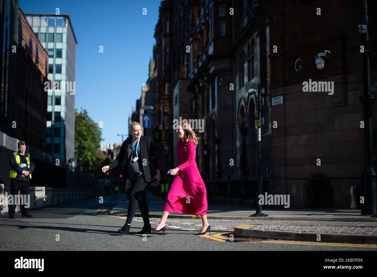 Carrie Symonds, associée du Premier ministre Boris Johnson, lors de la conférence du Parti conservateur au Manchester Central Convention Complex, Manchester, le mercredi 2 octobre 2019 (photo de P Scaasi/MI News/NurPhoto) Banque D'Images