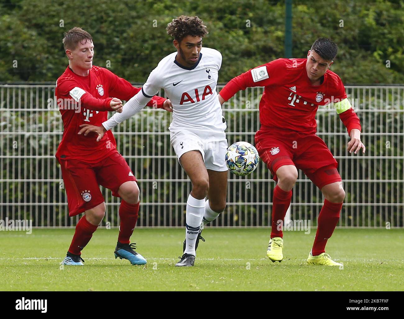 KION Etete de Tottenham Hotspur pendant la Ligue des jeunes de l'UAFA entre Tottenham Hotspur et le Bayern Munich à la Hotspur Way, Enfield, le 01 octobre 2019 à Enfield, Angleterre. (Photo par action Foto Sport/NurPhoto) Banque D'Images