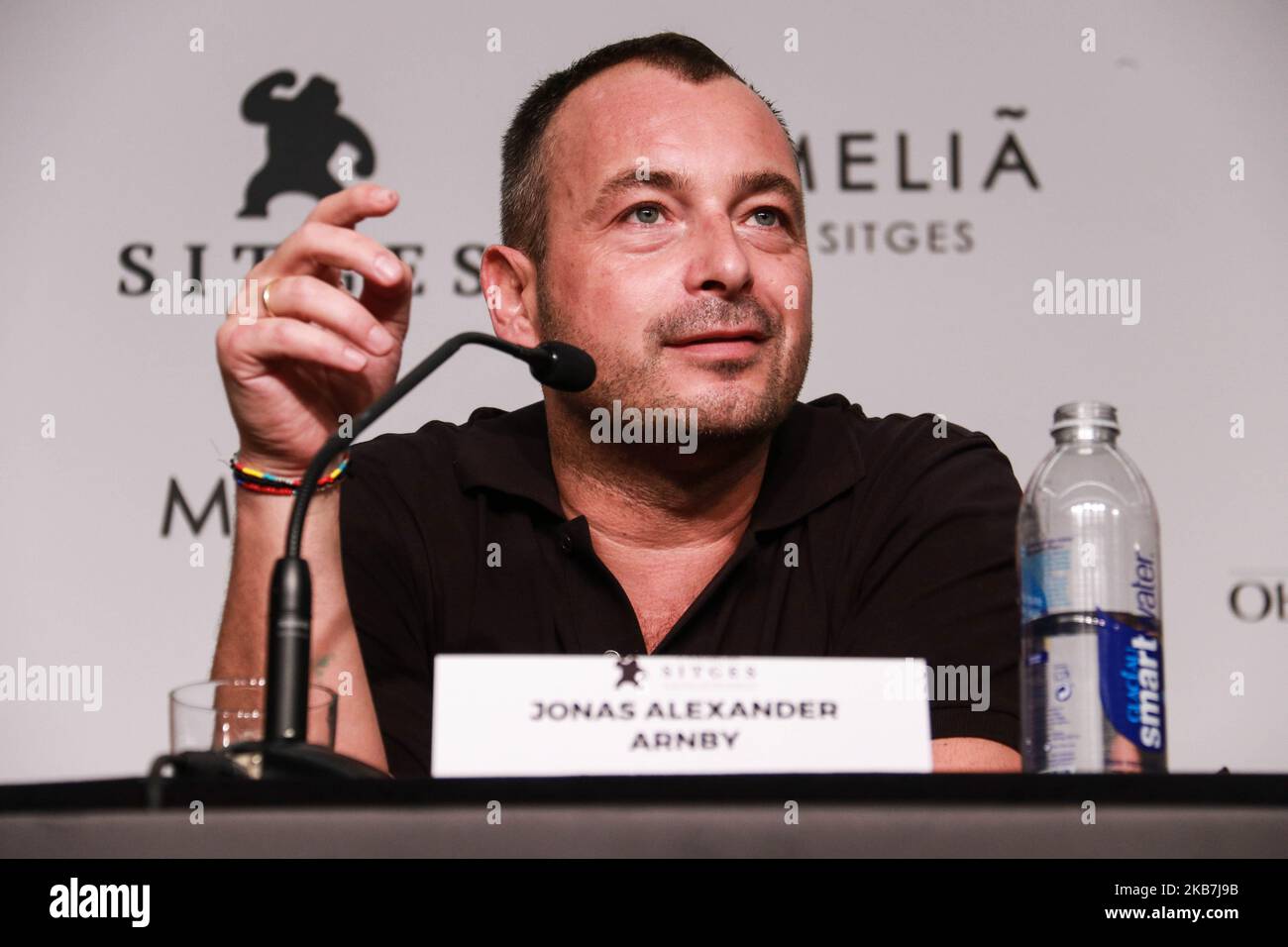 Jonas Alexander Arnby pendant 52th Sitges Festival du film fantastique à Sitges, Espagne. 04 octobre 2019. (Photo de COOLMedia/NurPhoto) Banque D'Images